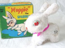 画像1: 【バーゲン】【動画有り】ぴょんぴょん跳ねる ウサギ １９６０年代　富士プレス工業 日本製