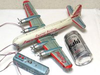 ≪希少≫Capital Airlines（Boeing 377 Stratocruiser）リモコン飛行機  １９５０年代　LINE MAR TOYS（日本）製【原物動画有り】【バーゲン】