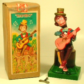 画像: お猿のギター弾き１９５０年代製（アルプス・オキュパイドジャパン）が入荷しました。