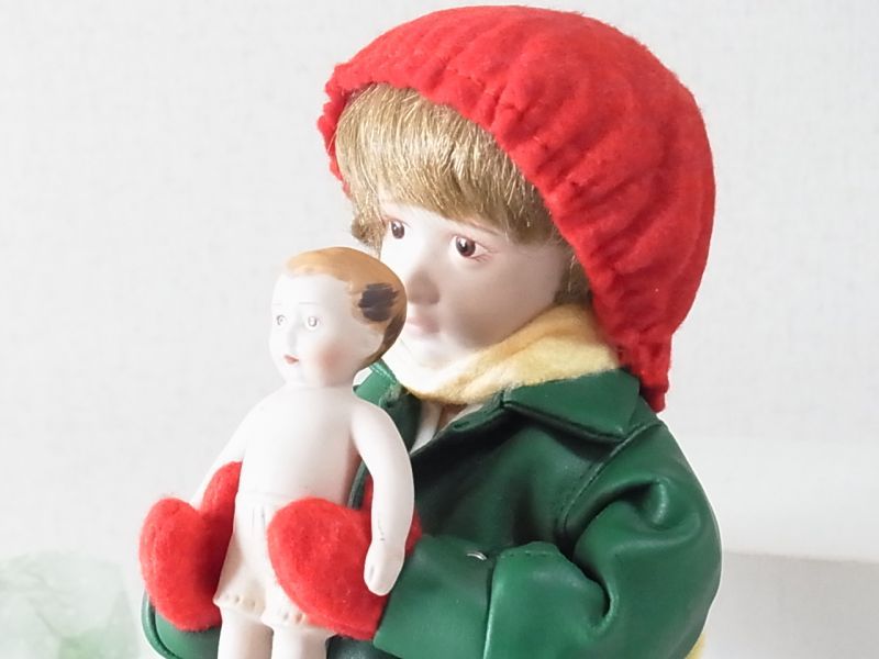 画像: NormanRockwell Doll (Little Girl and Her Doll) ノーマンロックウェル　リトルガール＆ハードール【箱入り】