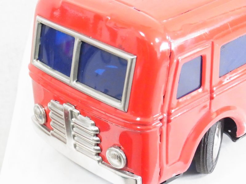 画像: 【不動品】世界初のラジコン玩具 増田屋ラジコンバス(レッド)1950年代製オリジナル　バスのみ(増田屋・日本) 