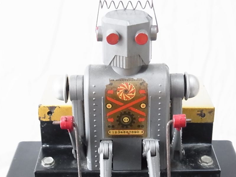 画像: 【難有り】大型ロボットトラクターMARVELOUS MIKE TRACTOR1 １９５０年代 アメリカ製　箱付き【動画有り】