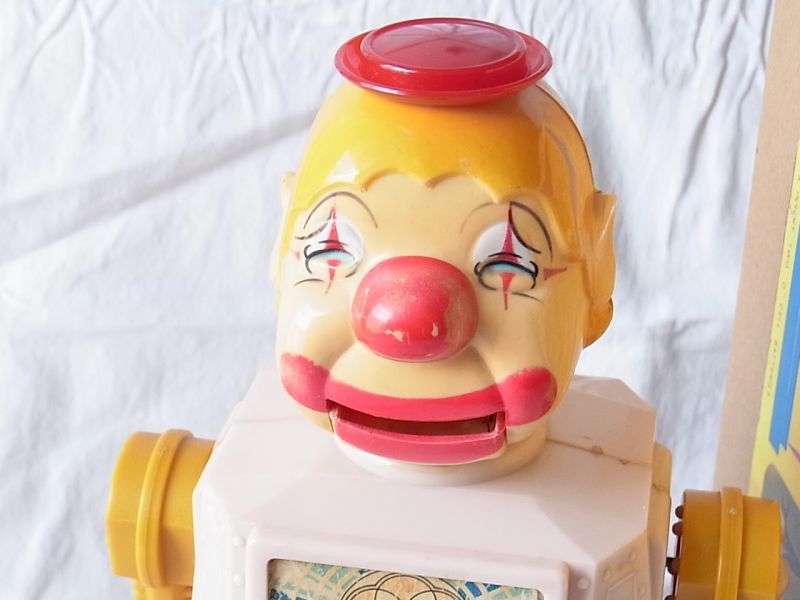 画像: 【値下げ・処分品】笑うピエロ（The Laughing Clown）1960年代　ワコー　日本製　箱付き【動画有り】