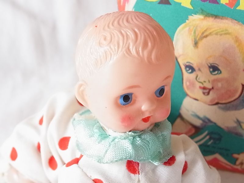 画像: 【可動品】はいはいベービー（Crawling Baby）1950年代 鈴木玩具 日本製 箱付き【動画有り】