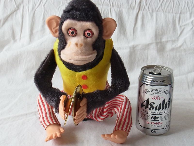 画像: 【動画有り】“昭和のおもちゃの珠玉の名作”お猿のシンバル　１９６０年代 C.K社 日本製　箱付き