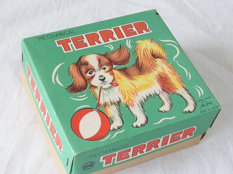 画像: 【バーゲン】【動画有り】ゼンマイ仕掛けのテリア犬 １９６０年代 アルプス 日本製 