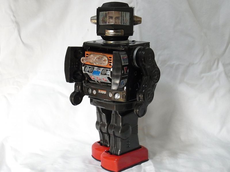 画像: 【バーゲン】【動画有り】【美品】“ブリキのロボット宇宙飛行士”“名作：マシンガンタイプ”ニュー スペース エクスプローラー 1960年代製造（ホリカワ・日本）