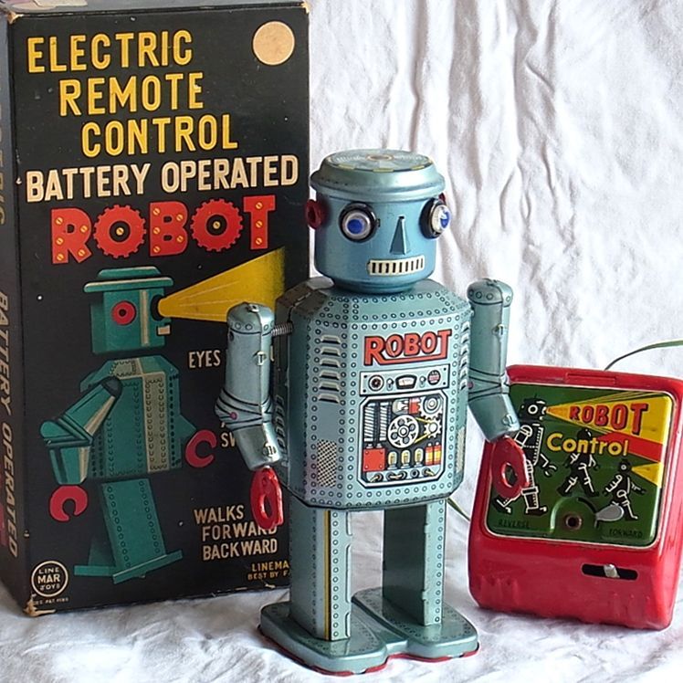 R-35 〗ロボット 1950年代 増田屋 オリジナル ブリキロボット-