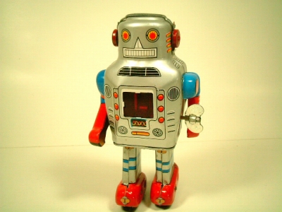 画像: マイティー ロボット 1960年代　オリジナル 箱付き（SYトイ：日本）